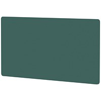 Air Back-to-Back Bench Desk Screen, 1600 x 800mm, Quest Kelp