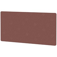 Air Back-to-Back Bench Desk Screen, 1800 x 800mm, Rivet Forge