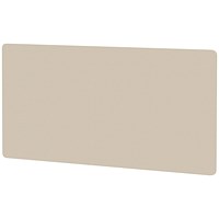 Air Back-to-Back Bench Desk Screen, 1800 x 800mm, Quest Salt