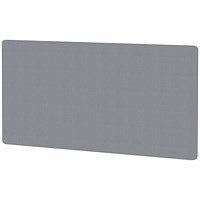 Air Back-to-Back Bench Desk Screen, 1800 x 800mm, Quest Shell