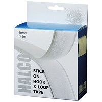 Halco Stick On Hook and Loop Roll, 20mm x 5m