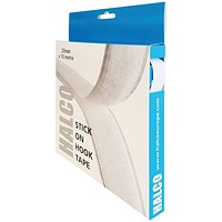 Halco Stick On Hook Roll 20mm x 10m (Hook roll with permanent adhesive back)