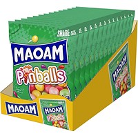 Haribo Maoam Pinballs Share Bag, 140g, Pack of 14