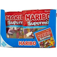 Haribo Supermix Sweets Bag, 160g, Pack of 12