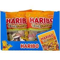 Haribo Tangfastics Sweets Bag, 160g, Pack of 12