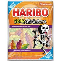 Haribo Halloween Sour Skeletons Bag, 160g