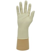 Shield Poweder-Free Latex Gloves, XL, Natural, Pack of 100