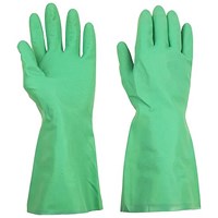 Shield Household Rubber Medium Gloves Green