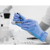 Handsafe Powder-Free Nitrile Gloves, Large, Blue, Pack of 200