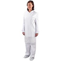 Shield Disposable Apron Dispenser White (1000 Pack)