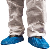 Shield Overshoes Medium 14 Inch Blue (Pack of 2000)
