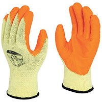 Shield GH300 S Grip Crinkle Latex Palm Coated Gloves, Size 9/Large, Pack of 12