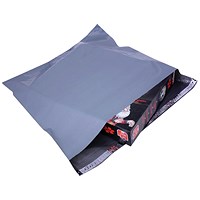 GoSecure Polythene Mailing Bag 460x430mm Opaque Grey (Pack of 500) HF20223