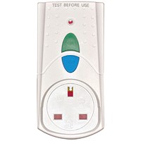 Everyday RCD Safety Plug, White