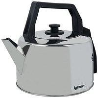 Igenix Stainless Steel Catering Kettle, 2.2kw, 3.5 Litres