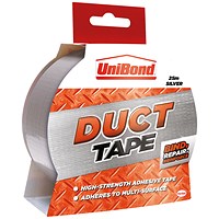 Unibond Duct Tape, 50mm x 25m, Silver