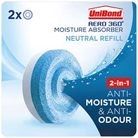 UniBond Aero 360 Neutral Refill, Pack of 2