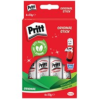Pritt Stick Glue Stick 22g (Pack of 6) 10456071