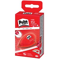 Pritt Glue-It Roller Instant Adhesive Permanent Refillable Transparent