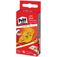 Pritt Glue Roller Refill With Tape, Non-Permanent, Clear