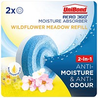 UniBond Aero 360 Wildflower Meadow Refill, Pack of 2