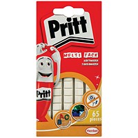 Pritt Multi Tack Squares White 65 Squares (Pack of 24)