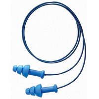 Howard Leight Smartfit Detectable Corded Earplugs, Blue, Pack of 50