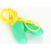 Howard Leight Max-Lite Corded Earplugs, Green & Yellow, Pack of 100