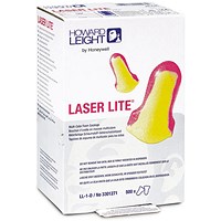 Howard Leight Laser Lite LS500 Earplug Dispenser Refill, Yellow & Red, Pack of 500