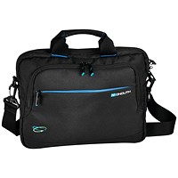 Monolith Blue Line Chromebook Tablet Carry Case, For up to 13 Inch Laptops, Black