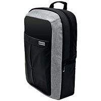 Monolith Business Laptop Backpack, For up to 17.2 Inch Laptops, Black/Grey