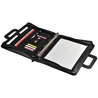 Monolith Drop Handle Executive Case, 360x280mm, Leather-Look, Black Monolith Drop Handle Executive Case, 360x280mm, Leather-Look, Black