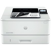 HP LaserJet Pro 4002dn A4 Mono Laser Printer, White