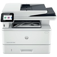 HP LaserJet Pro 4102fdn A4 4-in-1 Mono Laser Printer, White