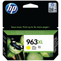 HP 963XL Yellow High Yield Ink Cartridge 3JA29AE