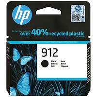 HP 912 Black Ink Cartridge 3YL80AE