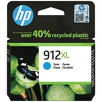 HP 912XL Cyan High Yield Ink Cartridge 3YL81AE