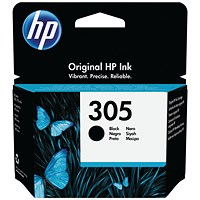 HP 305 Original Ink Cartridge 2-ml Black 3YM61AE HP 305 Original Ink Cartridge 2-ml Black 3YM61AE