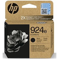 HP 924E EvoMore Original Ink Cartridge High Yield Black 4K0V0NE