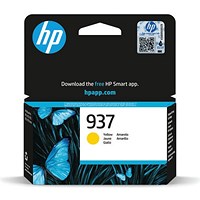HP 937 Original Ink Cartridge Yellow 4S6W4NE