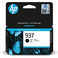 HP 937 Original Ink Cartridge Black 4S6W5NE