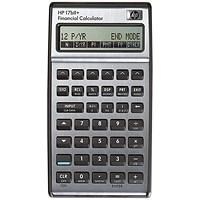 HP 17BII 2 Line Financial Calculator Silver HP-17BII