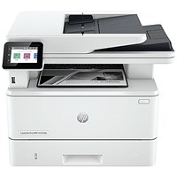 HP LaserJet Pro 4102fdn A4 Wired Multifunctional Mono Laser Printer, White