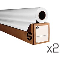 HP Universal Bond Inkjet Plotter Paper 914mmx45.7m 80gsm White (Pack of 2) A6DE9A