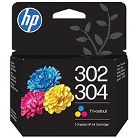 HP 302/304 Original Ink Cartridge Tri-color B7RT6AE
