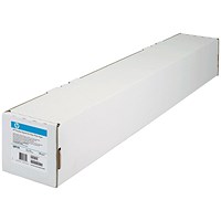 HP DesignJet Paper Roll, 914mm x 30.5m, White, 130gsm