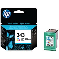 HP 343 Ink Cartridge Tri-color CMY C8766EE