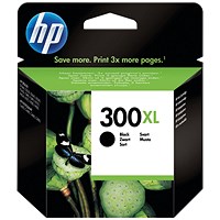 HP 300XL Black High Yield Ink Cartridge CC641EE