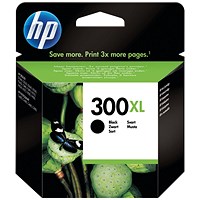 HP 300XL Black High Yield Ink Cartridge CC641EE