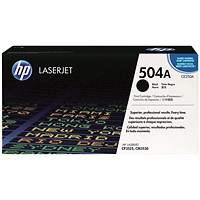 HP 504A Black Laser Toner Cartridge